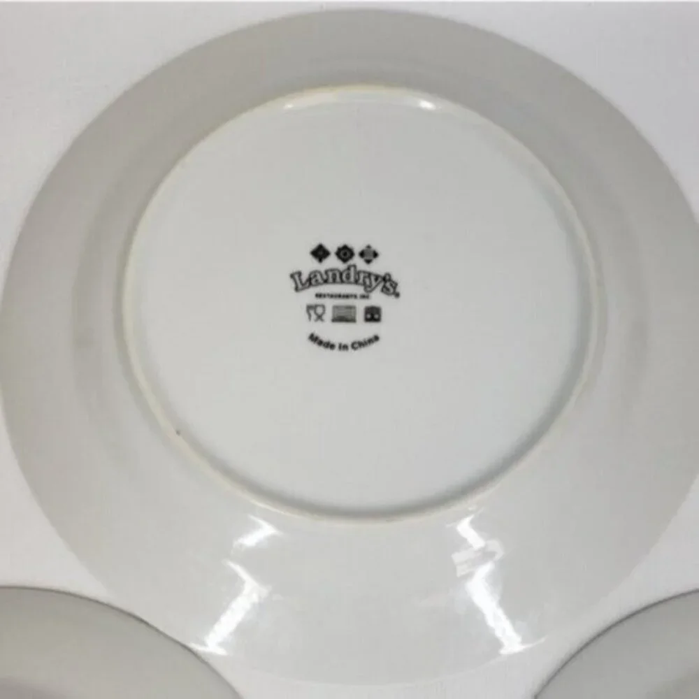 Vintage Rainforest Cafe 3 Piece Place Setting Bowl Salad Dinner Plate Br… - Picture 10 of 13